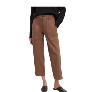 Everlane Organic Utility Pant in Carob Brown